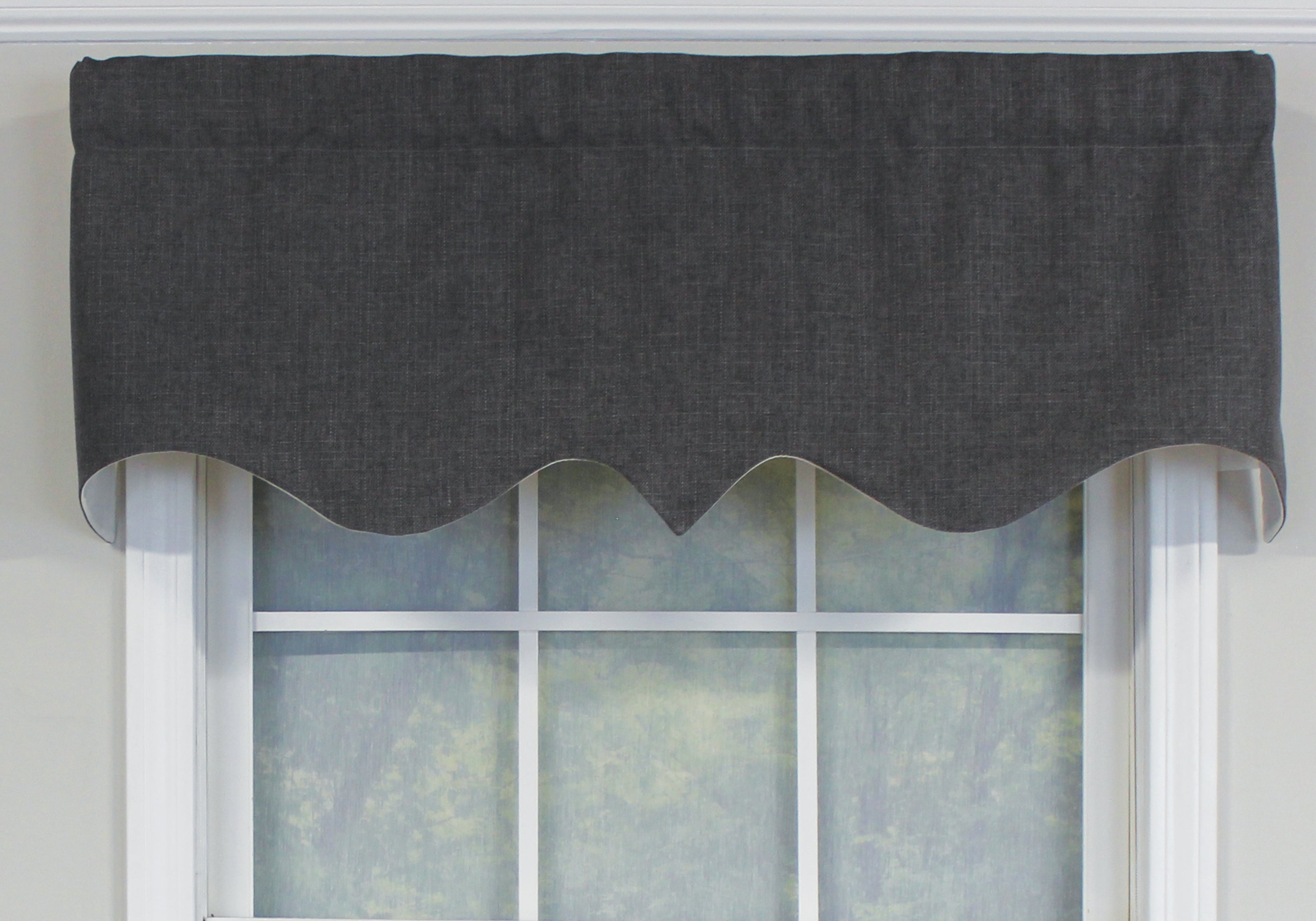 Stylish Crosby Regal Valance for Windows - Elegant Home Decor & Curtain Top Treatment - Perfect for Living Room, Bedroom & Dining Room