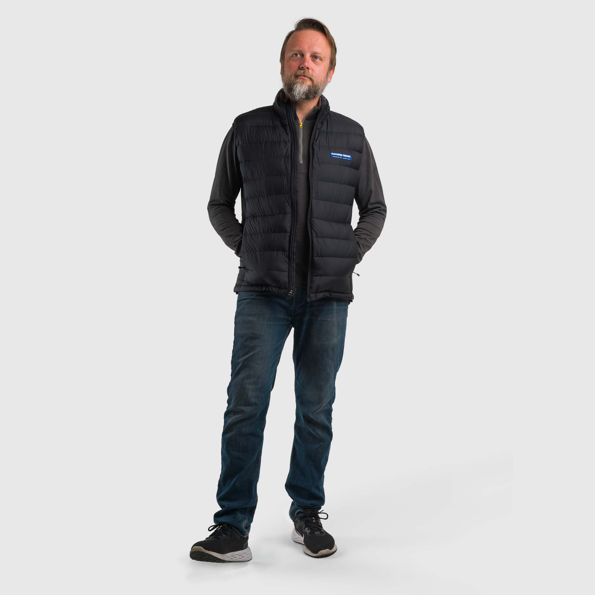 EOS Men's Lightweight Down Vest - Warm Winter Puffer Jacket for Outdoor Activities & Casual Wear
