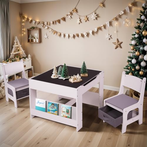 New Gray Table & Chair Set