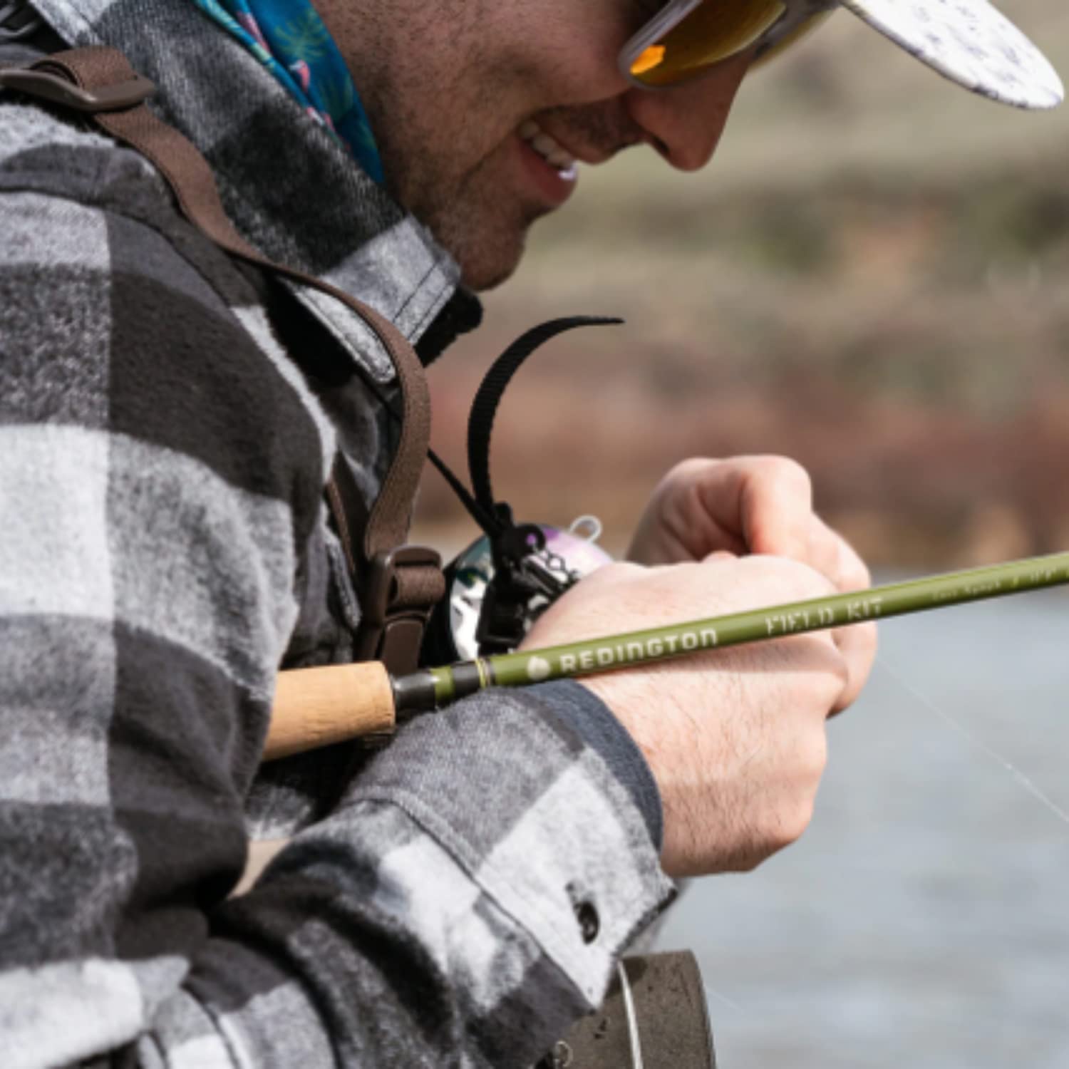 Redington Fly Fishing Starter Kit - Complete Fly Rod, Reel, Line & Carrying Case Combo for Beginners | Perfect for Trout Fishing in Rivers & Streams