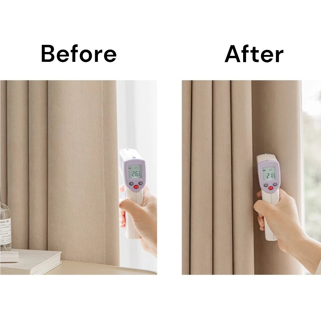 Isabel Plush Chenille Thermal Blackout Curtains for Bedroom - Custom Size, Noise Reducing, Energy Efficient, 100% Light Blocking for Better Sleep & Privacy