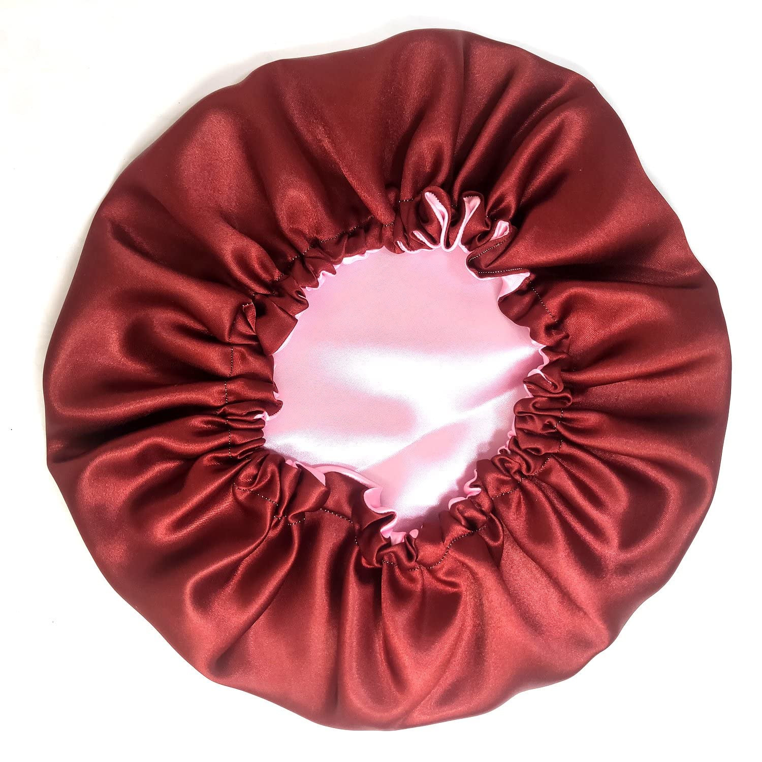 Anokhi Ada Dual Layer Satin Bonnet for Girls & Women - Silk-Like Hair Protection for Curly & Natural Hair - Nighttime & Travel Use (36-09)