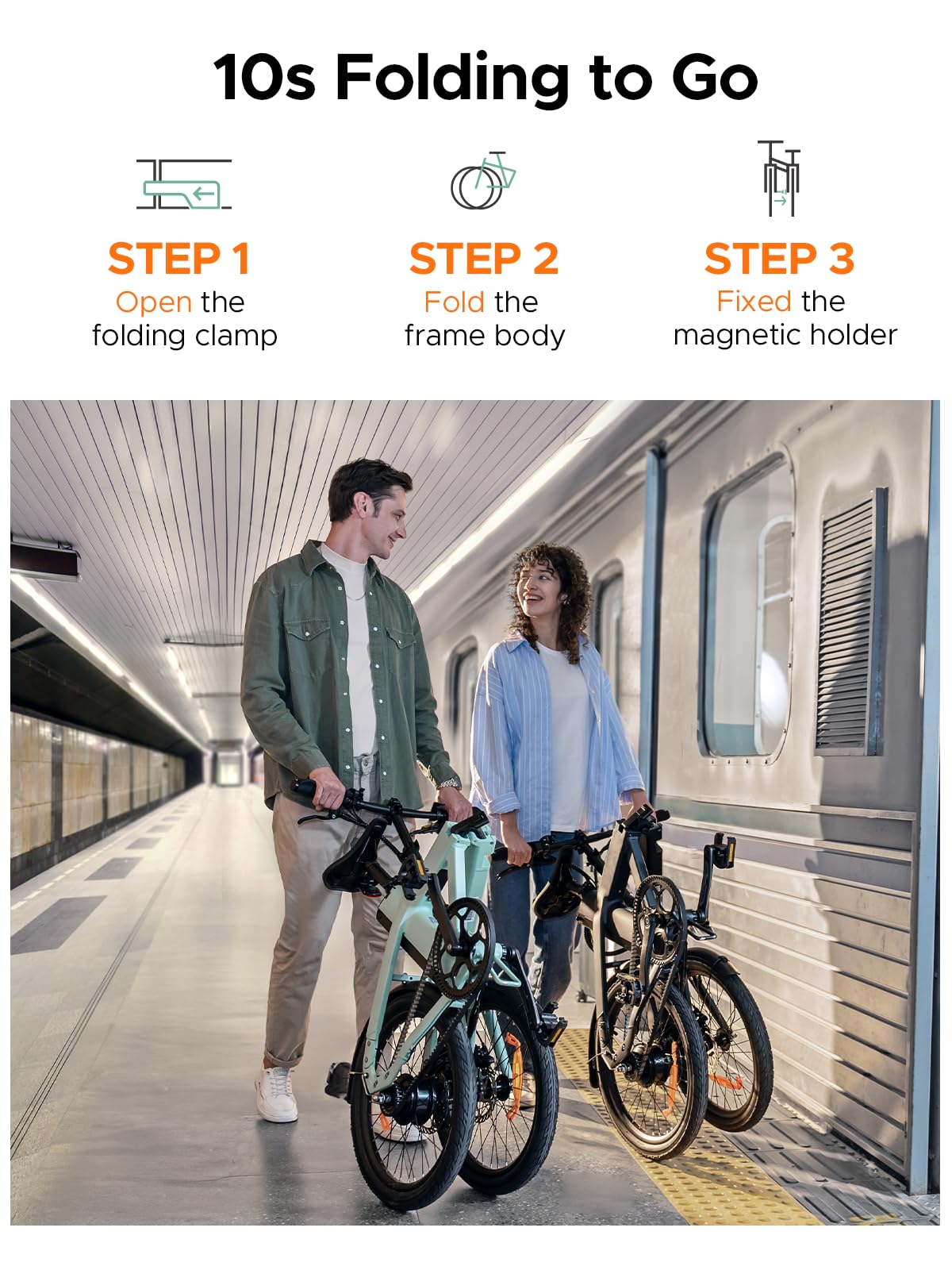 **ENGWE 36V 9.6Ah Electric Bike - 100km Range, 250W Motor, 25km/h Speed, 42Nm Torque Sensor & Carbon Belt - Folding E-Bike with 3-Level PAS for City Commuting (Perfect for Urban Travel & Eco-Friendly Transport)**