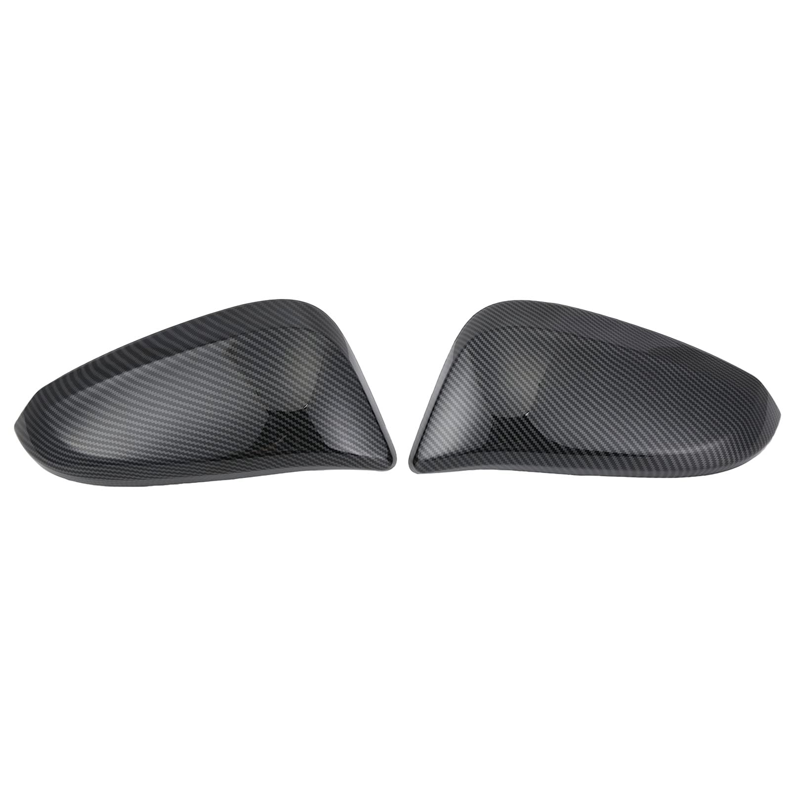 Carbon Fiber Side Mirror Covers (2pcs) - Compatible with Toyota Hilux Revo Vigo, Fortuner, Highlander, RAV4, Innova - Durable Exterior Accessories for Enhanced Style & Protection - Perfect for Off-Roading & Daily Commuting
