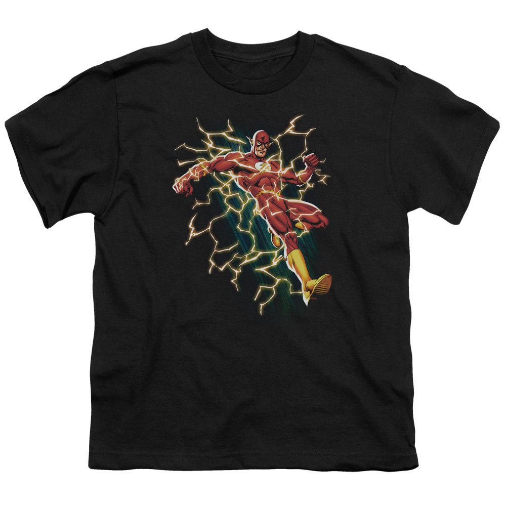 JLA Electric Death Unisex Youth T-Shirt | Cool Graphic Tee for Boys & Girls | Perfect for Casual Wear, School & Superhero Fans