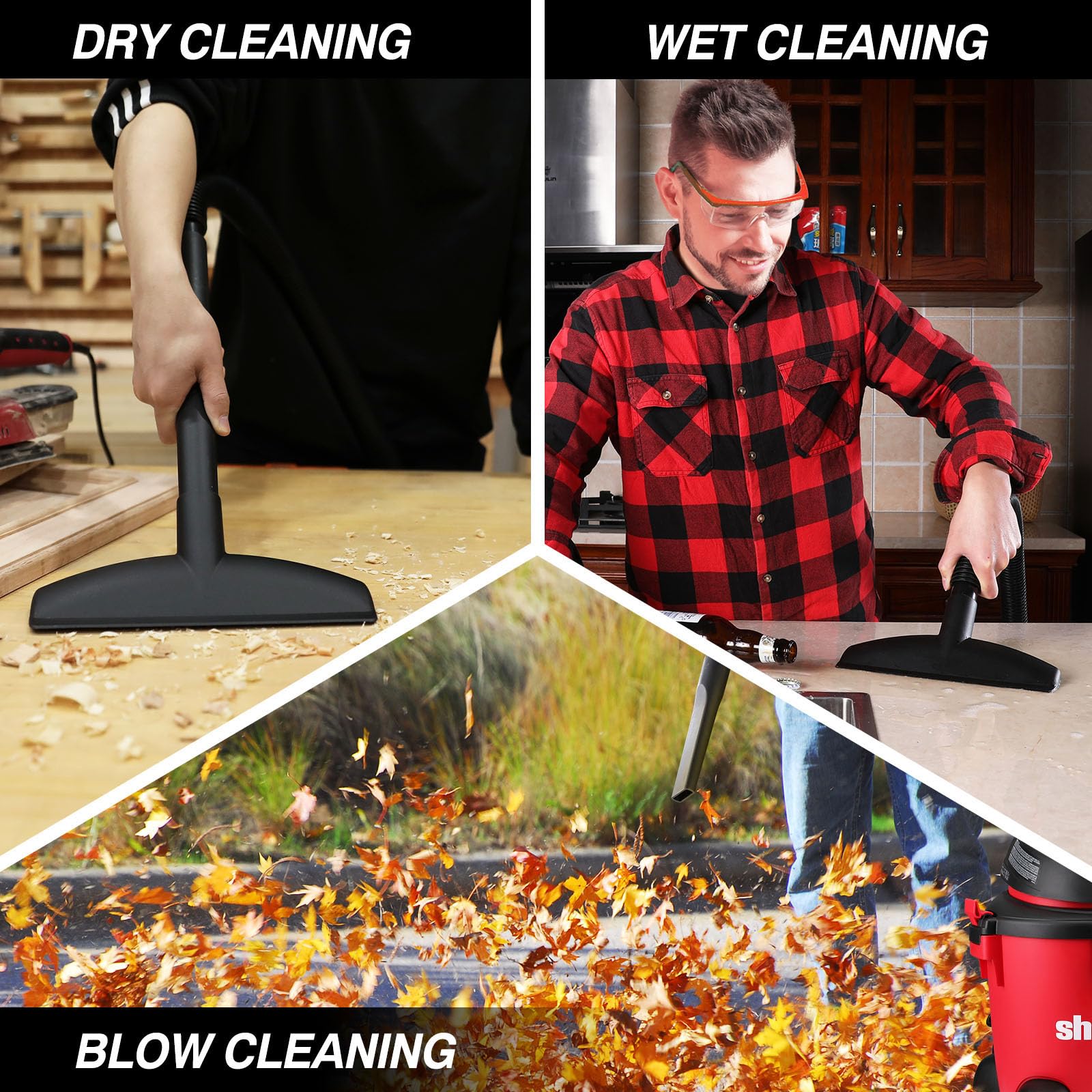 **Shop-Vac 5 Gallon 4.5 Peak HP Wet/Dry Vacuum Cleaner – Heavy-Duty Portable Shop Vac with 3-in-1 Function & Attachments for Home, Garage, Car, Workshop Cleaning (Model 5971536)**    *Perfect for DIY Projects, Workshop Cleanup, Car Detailing, and Household Maintenance*