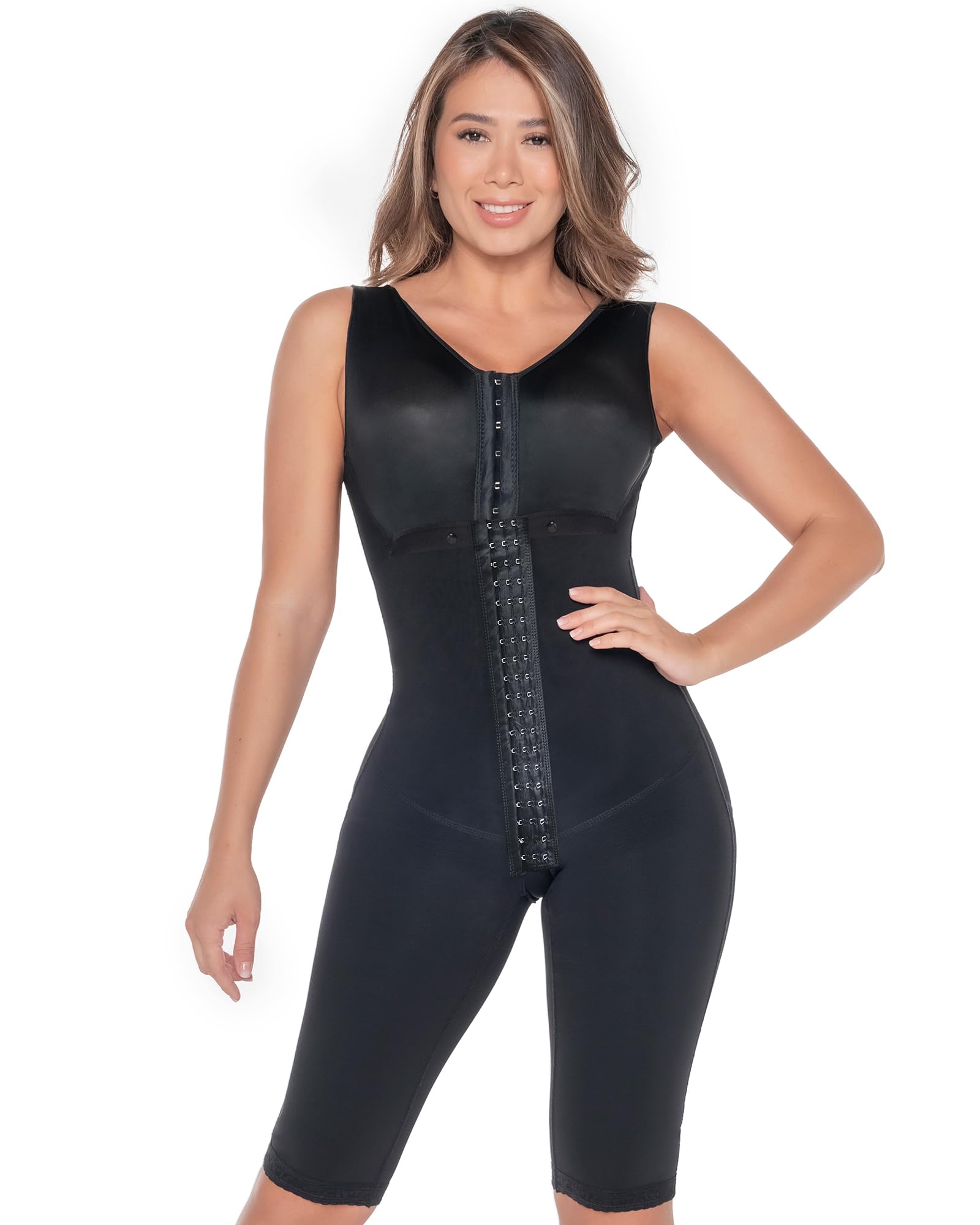 D'PRADA DELIÉ High Compression Shapewear for Women - Tummy Control Colombian Faja Girdle | Slimming Waist Trainer for Postpartum, Workout & Everyday Wear
