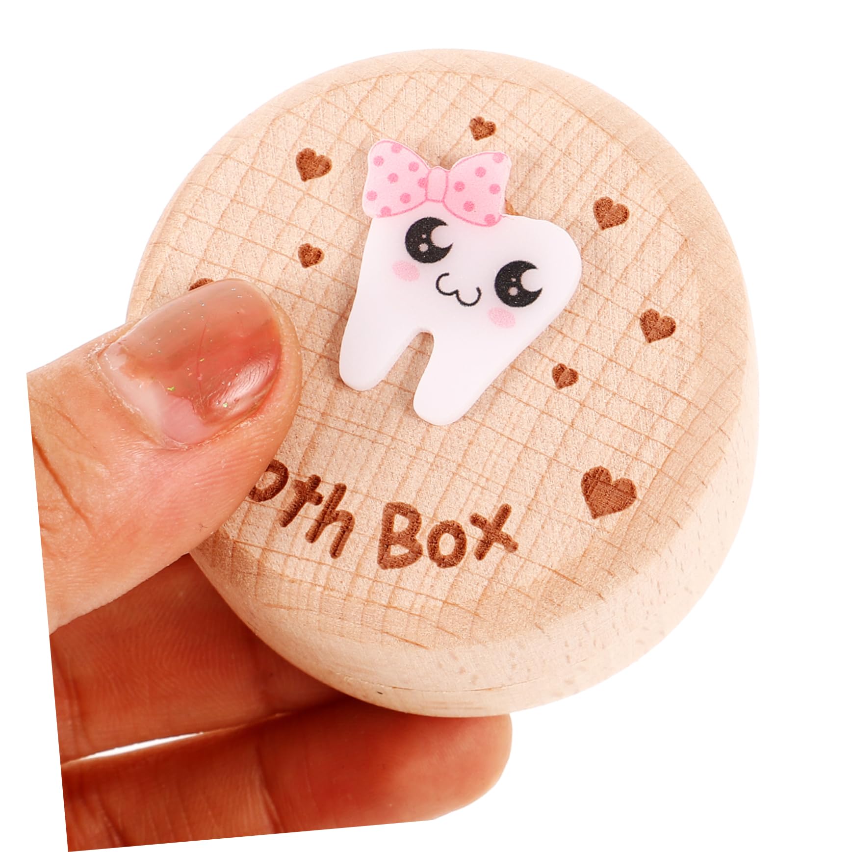 Wooden Tooth Fairy Box - Keepsake Storage for Kids' Lost Teeth | Perfect for Tooth Fairy Gifts, Baby Teeth Collection & Childhood Memories (Natural Wood)