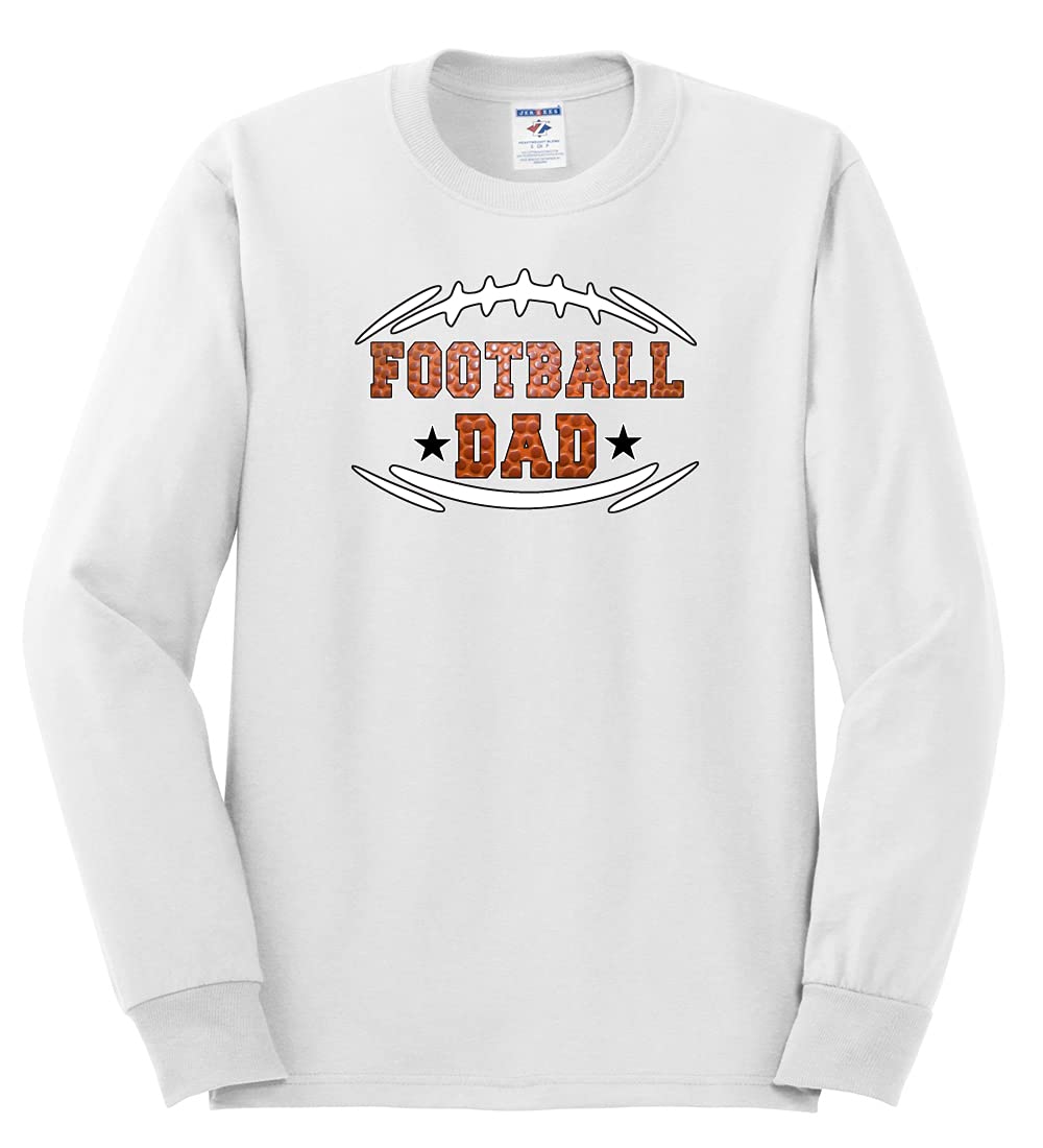 Wild Bobby Football Dad Sports Men's Long Sleeve Shirt - Comfortable Athletic Tee for Game Day, Tailgating & Fan Apparel - Perfect for Football Season, Sports Events & Casual Wear