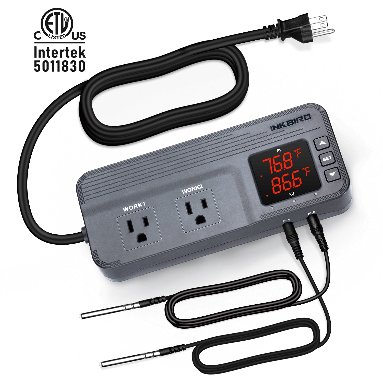 ITC 608T Digital Temperature and Humidity Controller - Precise Climate Control for Greenhouses, Grow Tents & Home Automation