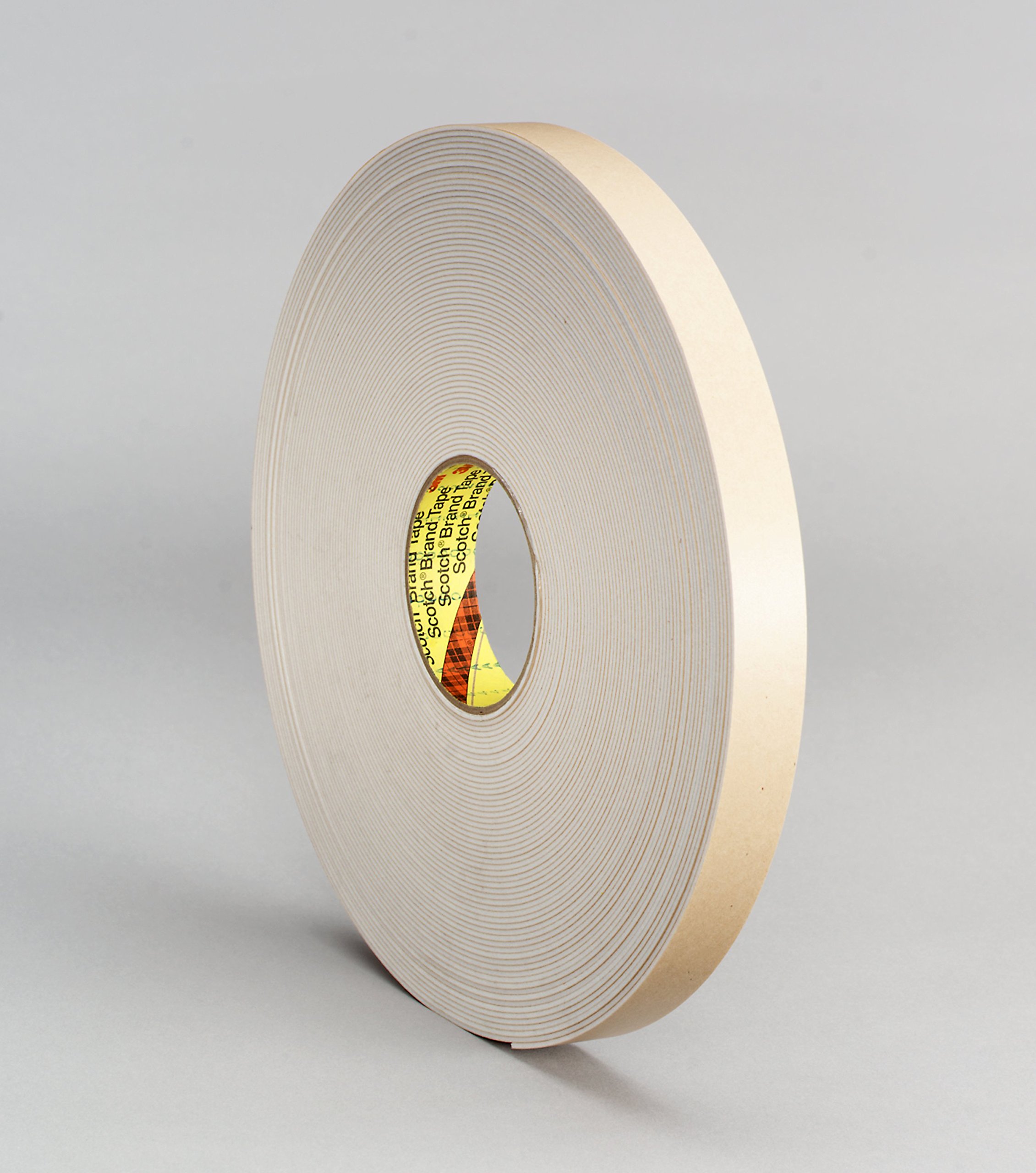 3M 4496 White Double Coated Polyethylene Foam Tape - 1/16