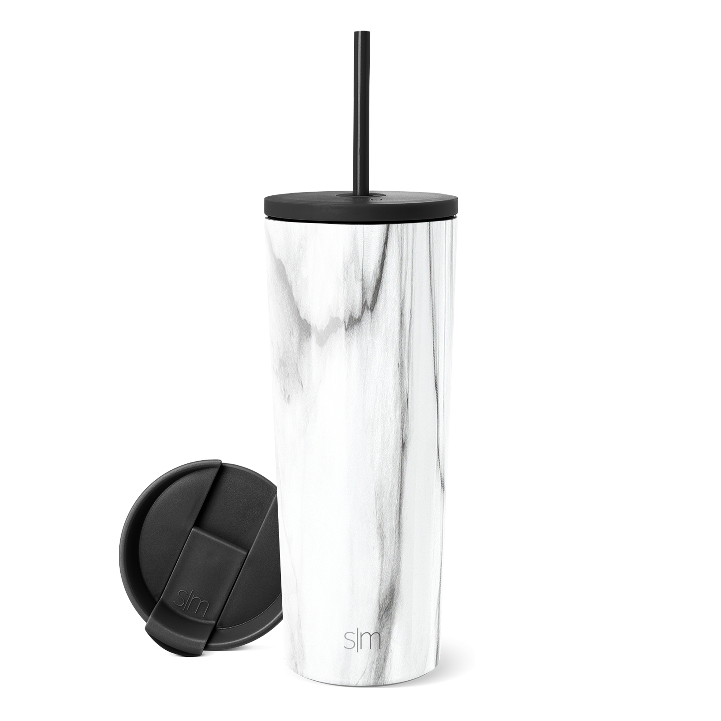 Premium 47oz Classic Tumbler with Lid and Straw - Insulated Stainless Steel Vacuum Cup for Hot & Cold Drinks - Perfect for Coffee, Tea, Water, Smoothies - Ideal for Office, Travel, Gym, and Outdoor Activities