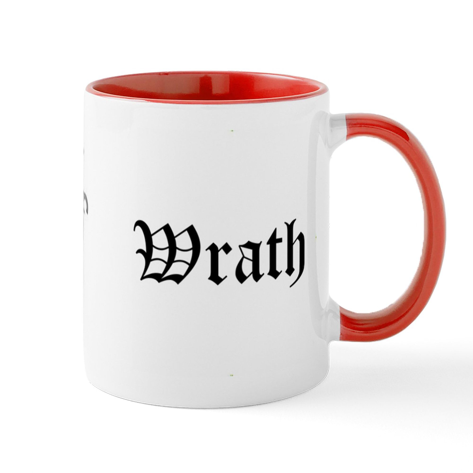 Wrath Ceramic Coffee Mug 11 oz (325 ml) - Funny & Unique Coffee Cup for Office, Home, or Gifts | CafePress