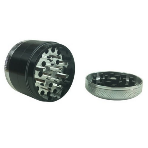Premium 4-Piece Multi-Color Herb Grinder with Pollen Catcher - Perfect for Grinding Spices, Herbs & Tobacco - Ideal for Cooking, Baking & Smoking Accessories