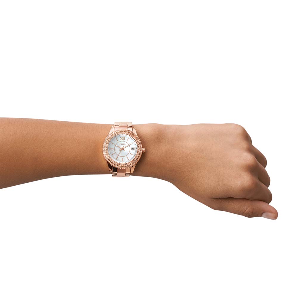 Fossil Stella ES5131 Women's Leather Watch - Stylish & Elegant Timepiece for Everyday Wear, Office & Special Occasions