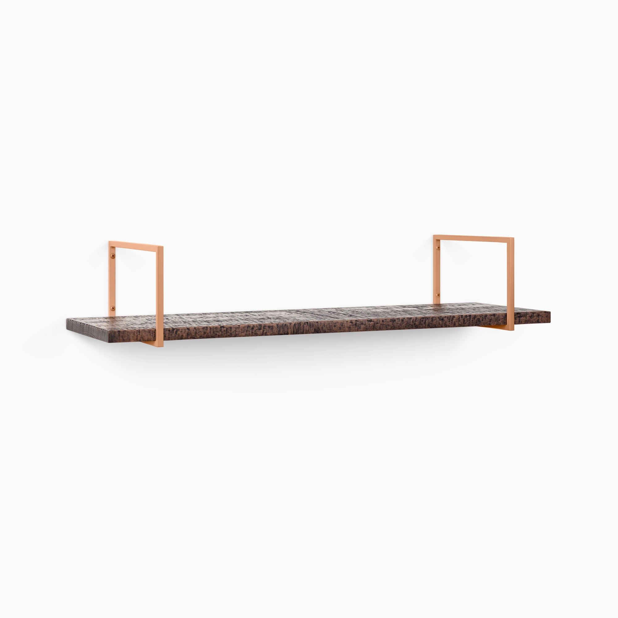 Bart Espresso Rustic Wall Shelf - Handmade Wooden Floating Shelf for Kitchen, Bathroom & Living Room Decor - Perfect for Displaying Plants, Photos & Home Essentials