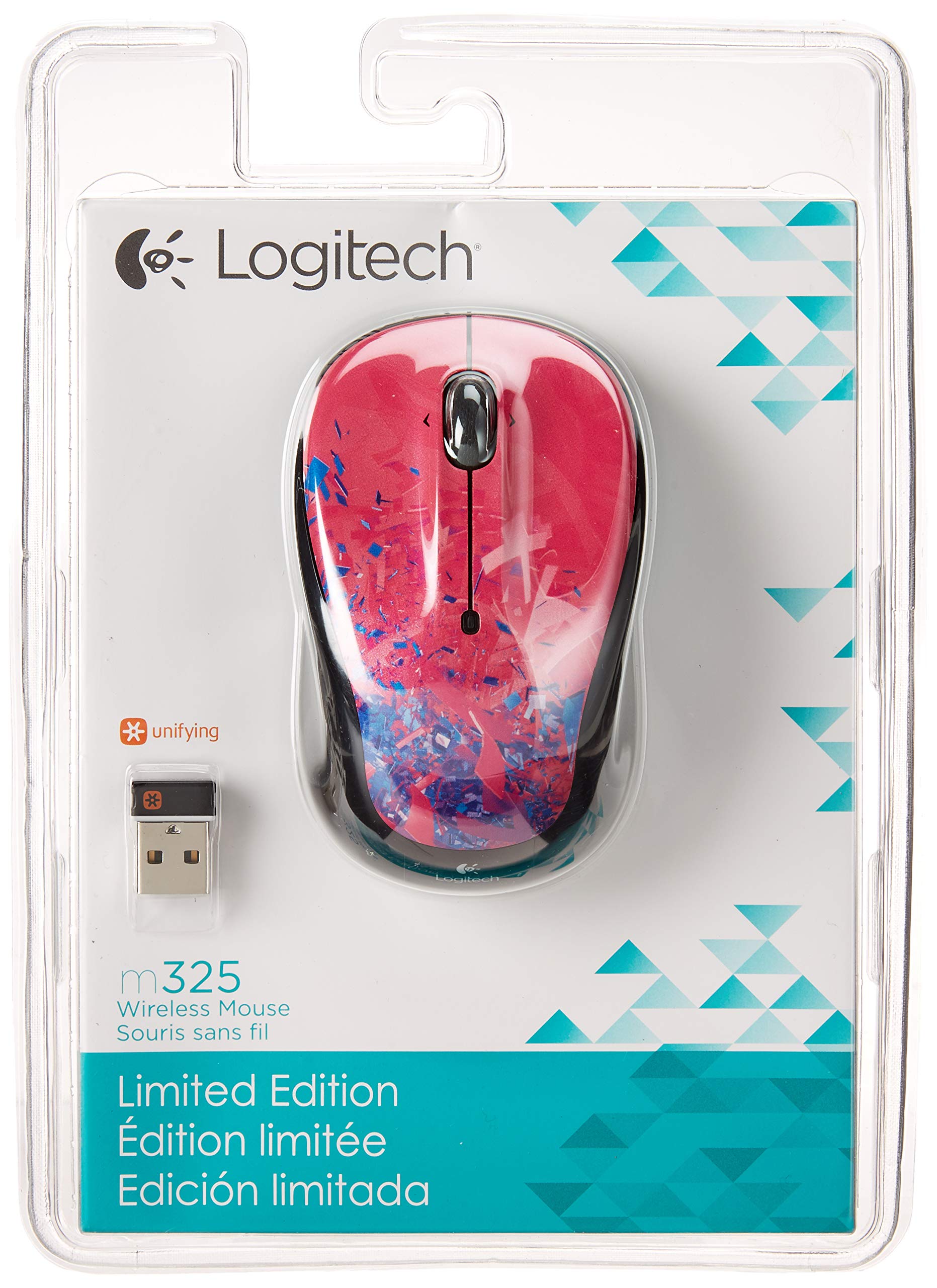 Logitech M325 Wireless Mouse with Comfortable Grip - 910-004166 for Home, Office & Travel Use