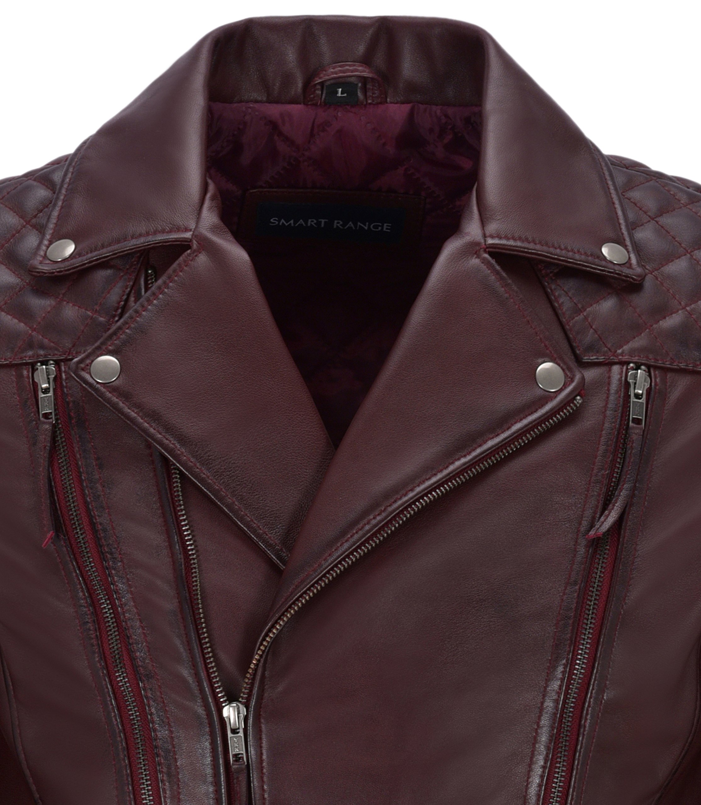 Premium Men's Real Leather Biker Jacket - Genuine Lambskin Napa Motorcycle Style Coat 3205 | Durable & Stylish for Riding, Casual Wear & Outdoor Adventures
