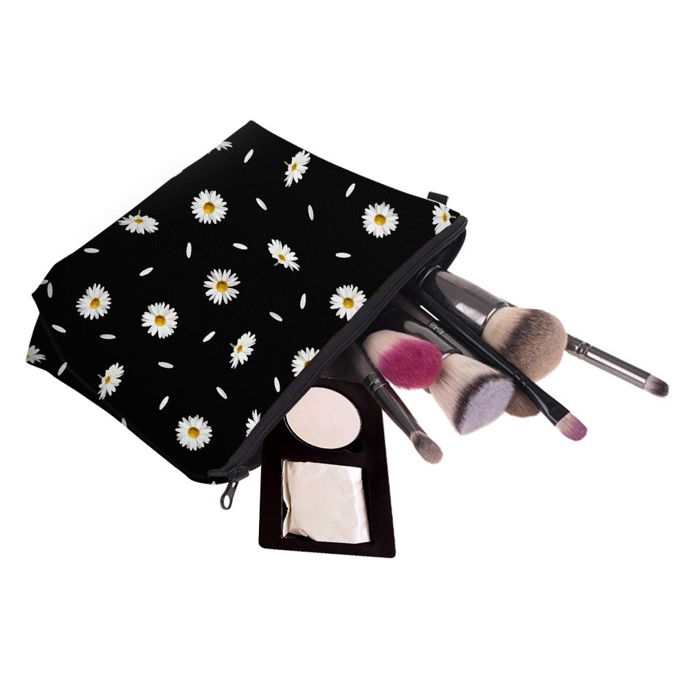 Deafun Small Makeup Bag for Women - Waterproof Travel Cosmetic Pouch with Zipper, Toiletry Organizer (Perfect for Gym, Vacation & Daily Use) - Model 52366