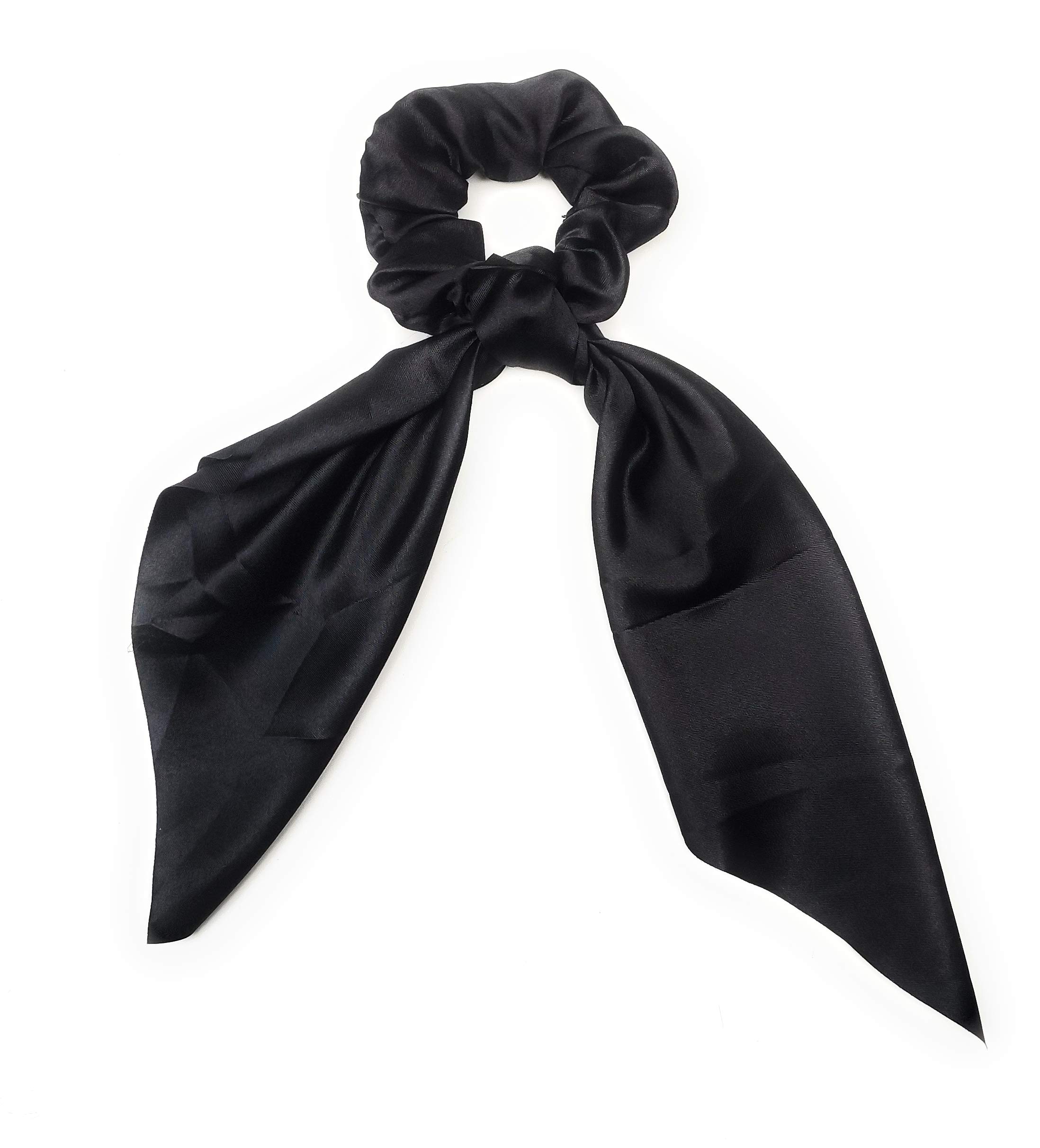 JAGMOOLYA 6PCS Hair Scrunchies Set - Soft Chiffon & Satin Elastic Hair Ties for Women & Girls, Ponytail Holders & Hair Bands (Perfect for Work, Gym, Party & Everyday Use)