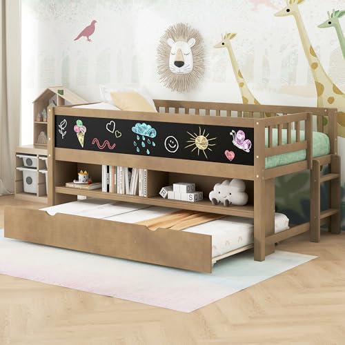 Walnut With Trundle