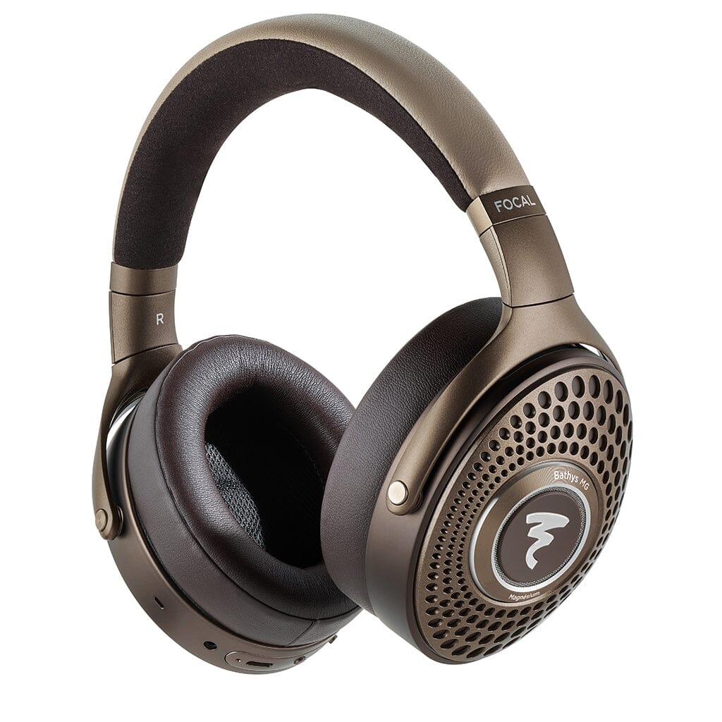 Focal Bathys MG Wireless Bluetooth Headphones with Active Noise Cancellation - Premium Over-Ear Headphones for Travel, Work, and Music Listening