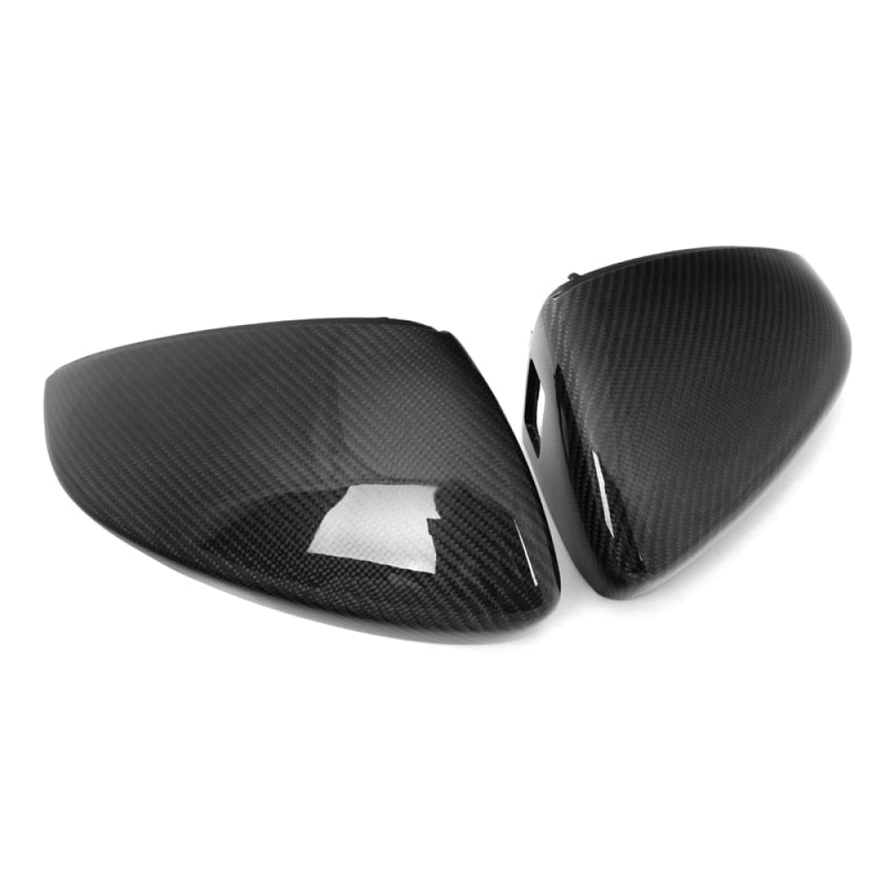 2021-2023 Audi A3 S3 RS3 Carbon Fiber Mirror Covers | Glossy Finish | Lightweight & Durable | Perfect for Car Enthusiasts & Custom Builds