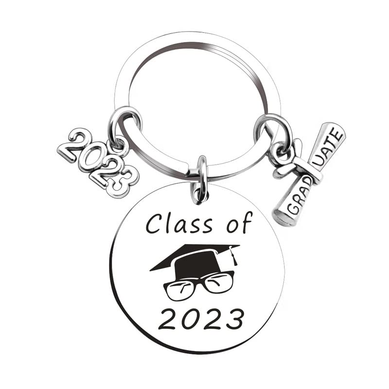 LUOZZY 12 Pcs My Story is Just Beginning Keychain - Class of 2023 Graduation Keychain Set - Commencement Souvenir Gifts for Graduates - Perfect for Graduation Parties, School Events & Gift Giving