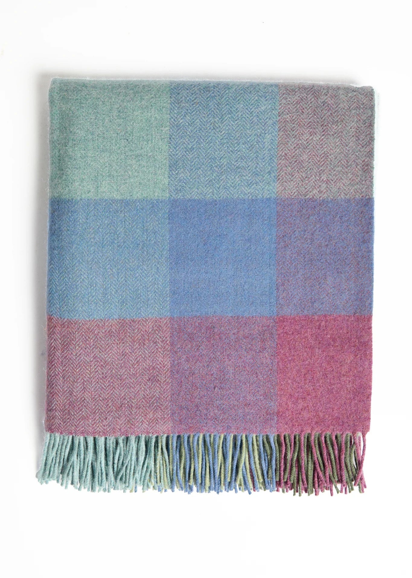 Foxford Lambswool Throw Blanket | Kilmeaden Collection | Soft & Warm Wool Throw for Sofa, Bed & Cozy Home Decor