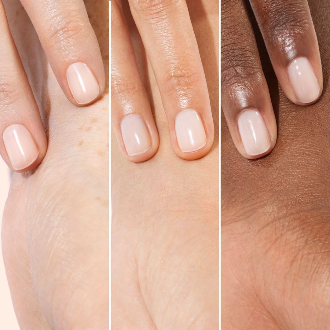 Manucurist Active Smooth™ 2-in-1 Nude Nail Polish - Strengthener & Growth Treatment, Ridge Filler & Nail Concealer - No UV Lamp Required - Natural Nail Care Solution for Healthy, Beautiful Nails - Perfect for Everyday Wear, French Manicures & Professional Salon Results