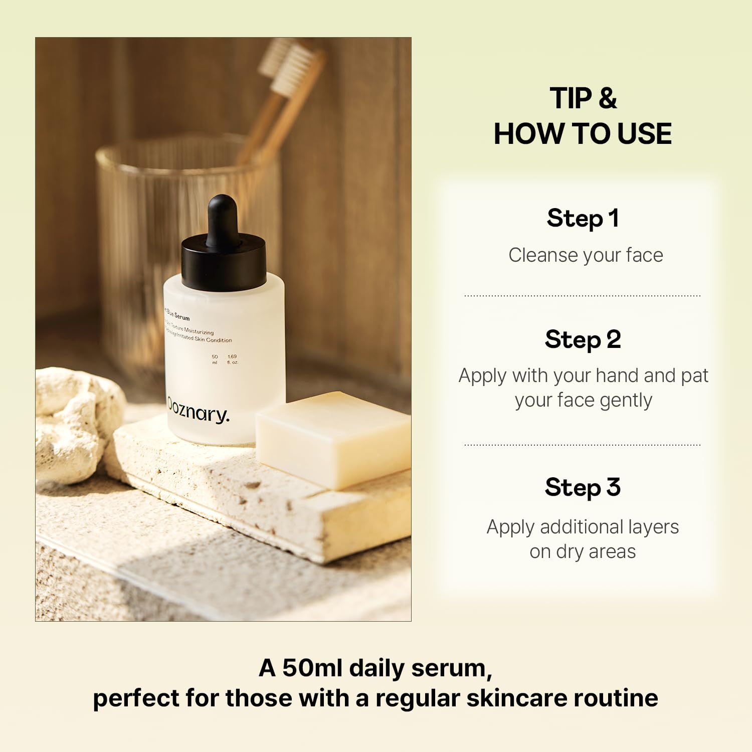 Jet Blue Serum & Toner Set - Hydrating Skincare Duo with Hyaluronic Acid, Amino Acids & Panthenol for Smooth, Balanced Skin | Daily Moisturizing Routine for Dry & Sensitive Skin Types