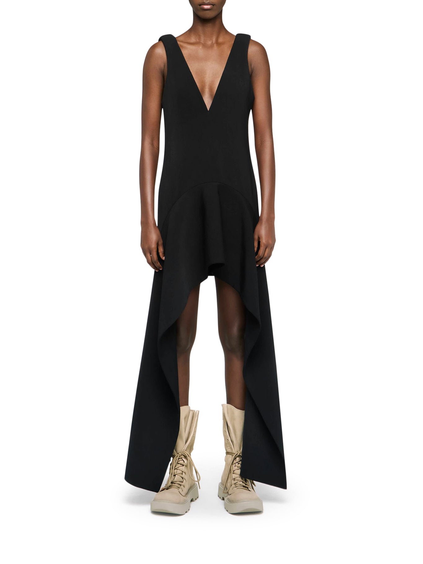 Elegant V-Neck Draped Mini Dress for Women - Perfect for Parties, Dates & Night Out