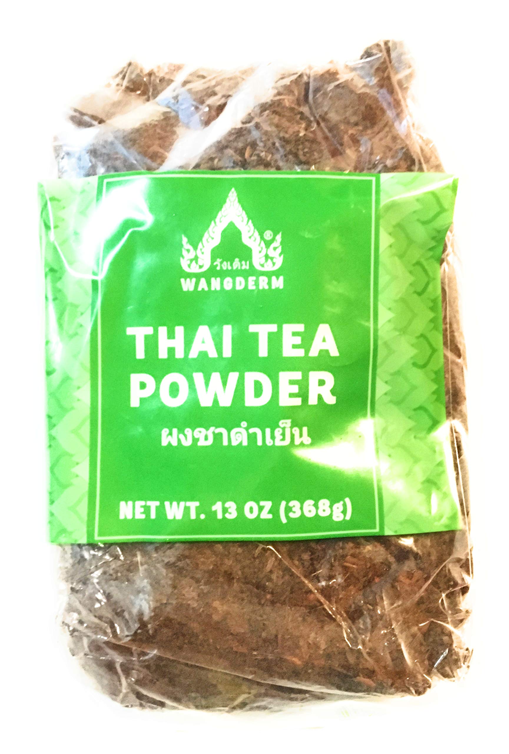 Premium Thai Tea Powder - Authentic Wangderm Brand (13oz) for Bubble Tea, Iced Tea & Desserts | DLCUEL Imported from Thailand