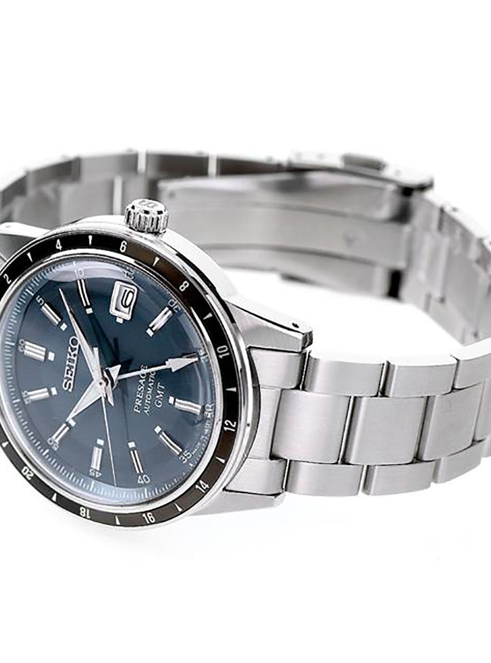 SEIKO PRESAGE Automatic GMT Style60's SARY229 Men's Watch - Japanese Made JDM Timepiece for Business & Travel