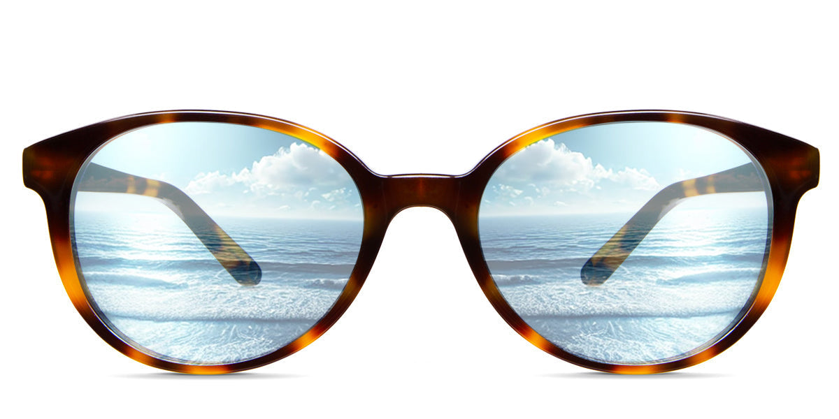 Ludolph Women's Prescription Tinted Glasses - Stylish & UV Protection for Reading, Driving & Outdoor Activities