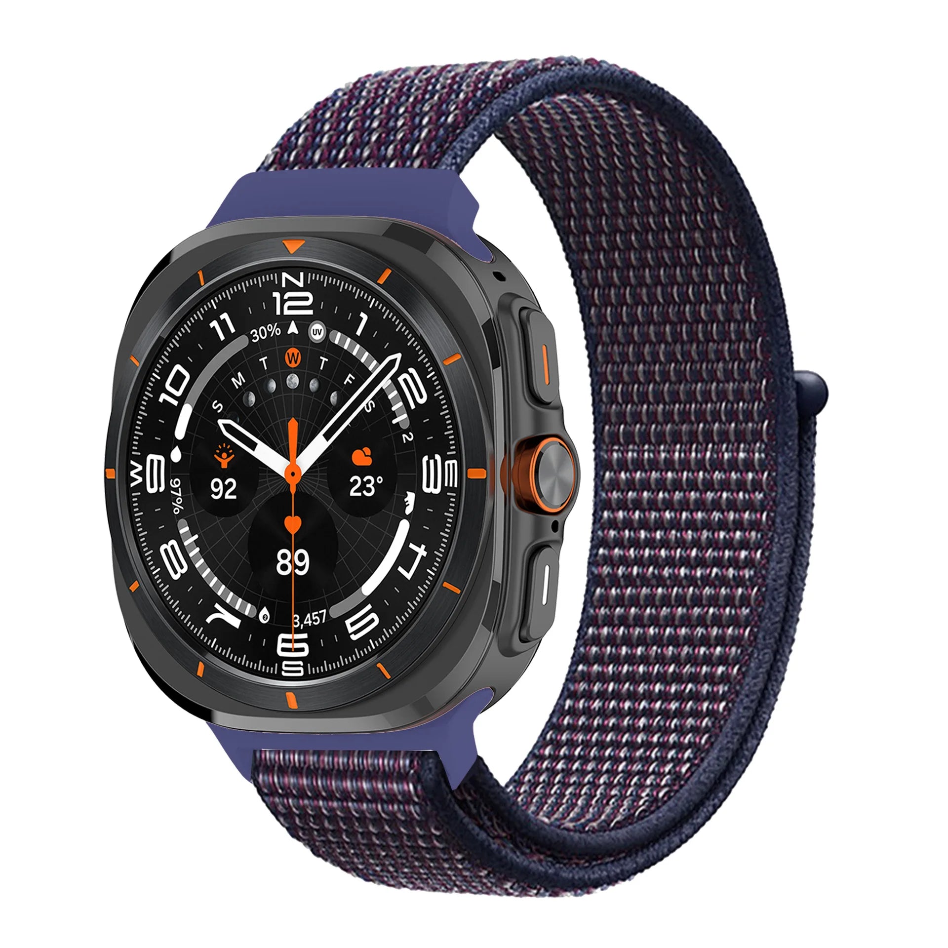 Durable Nylon Sports Bands for Samsung Watch Ultra - Comfortable & Adjustable Strap for Running, Gym & Outdoor Activities