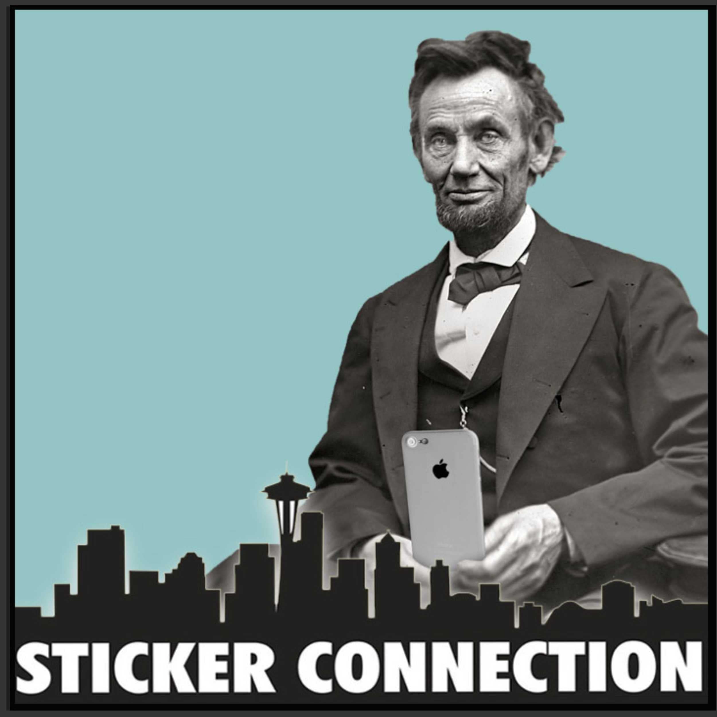 Zombie Be Nice to Fat People Bumper Sticker - 3.7x7.7 Inch White Vinyl Decal for Cars, Trucks, Windows, Laptops - Funny Car Accessories for Halloween, Horror Fans & Social Commentary