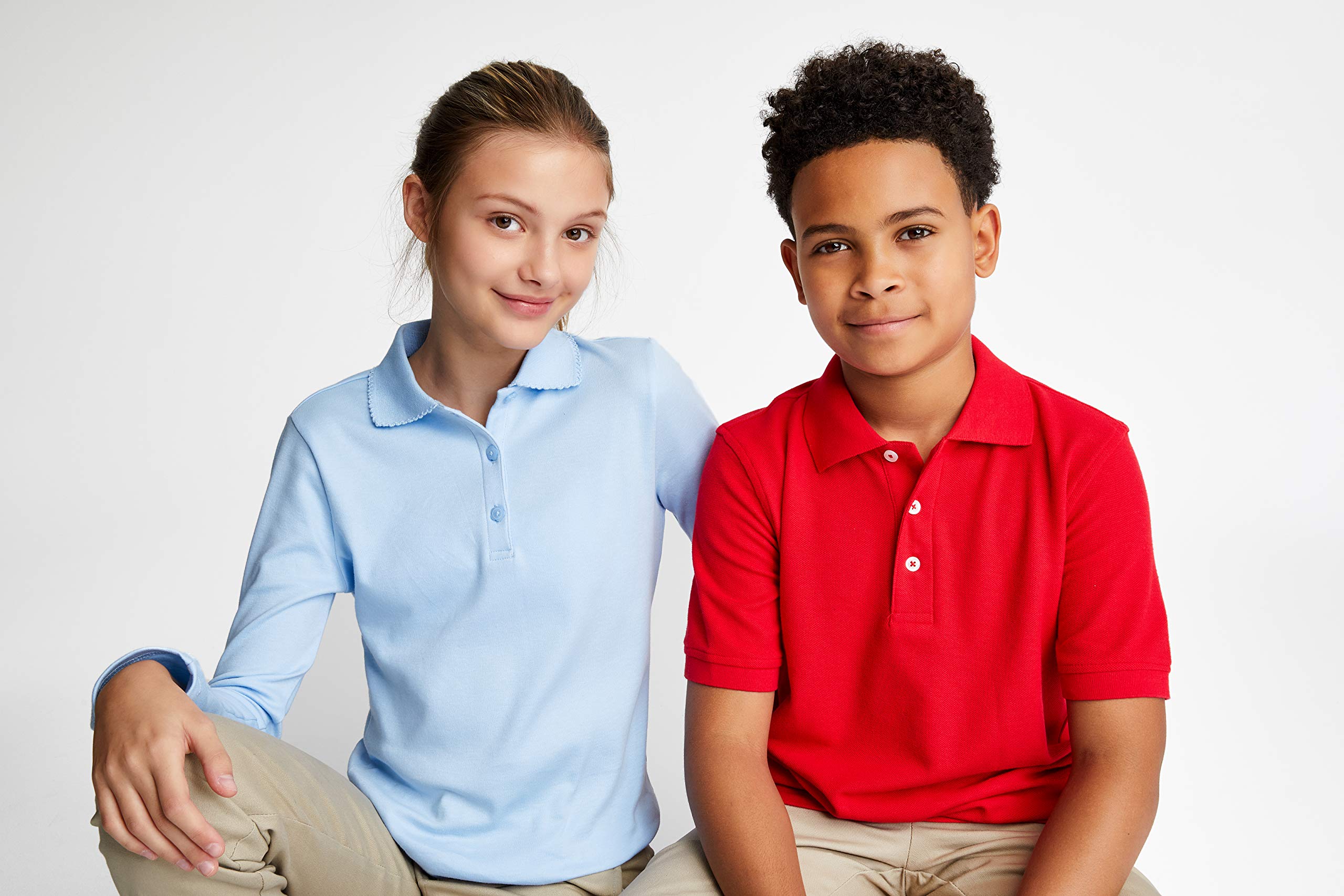 French Toast Boys Short Sleeve Pique Polo Shirt - School Uniform (Standard & Husky Sizes) - Perfect for School, Summer Camp & Casual Wear