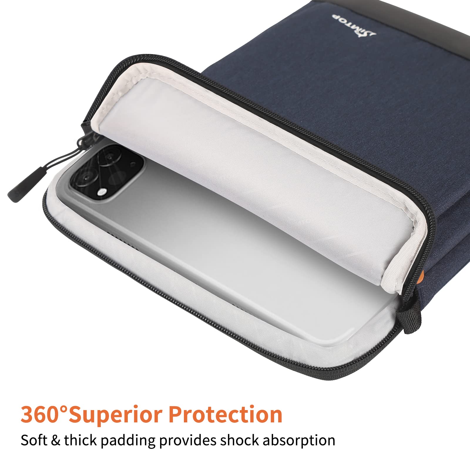 Premium Tablet Sleeve Case - S1014 Series - Protective Cover for iPad, Samsung Galaxy Tab, Fire HD | Perfect for Work, Travel & School