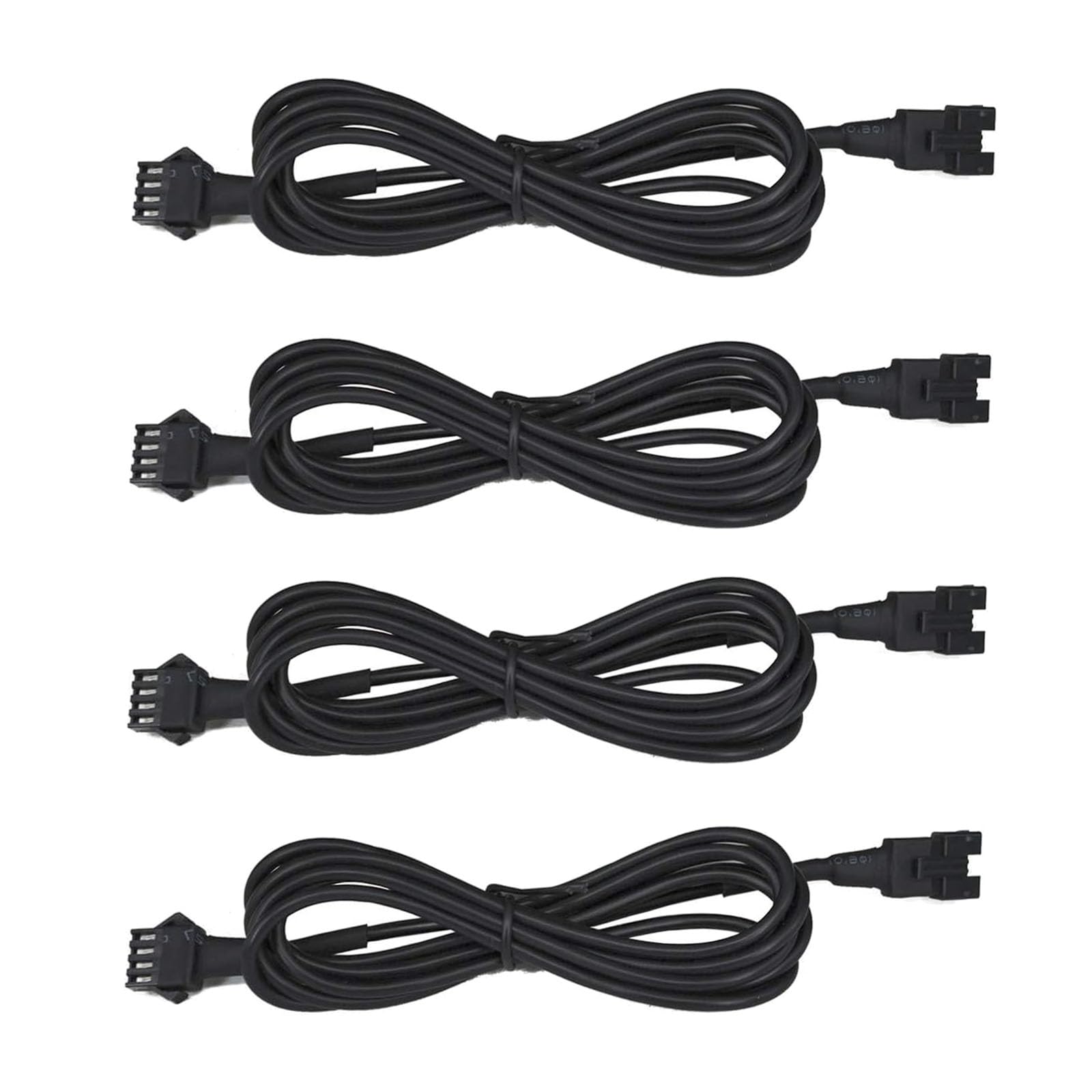 4-Pack 60-Inch Heavy Duty Extension Cords for RGB Neon Accent Lights - Waterproof Rock Light Extension Cable for Motorcycle, ATV, Golf Cart & Car Underglow Lighting - Perfect for Off-Road, Night Rides & Custom Vehicle Lighting