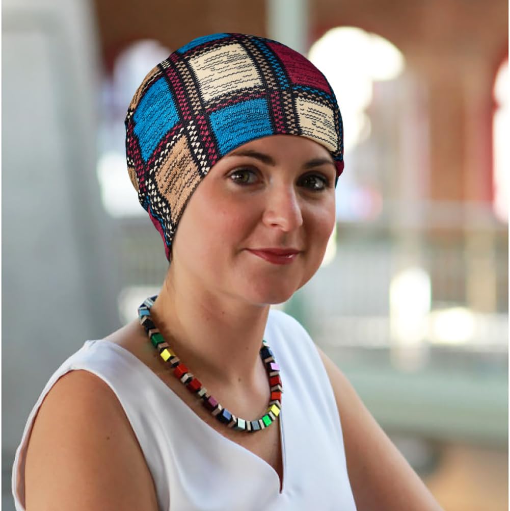 Glamorstar Floral Lace Beanie Hat - Soft Stretch Chemo Cap & Slouchy Turban Headwear for Women - Perfect for Cancer Patients, Fashion Accessory, Winter Warmth