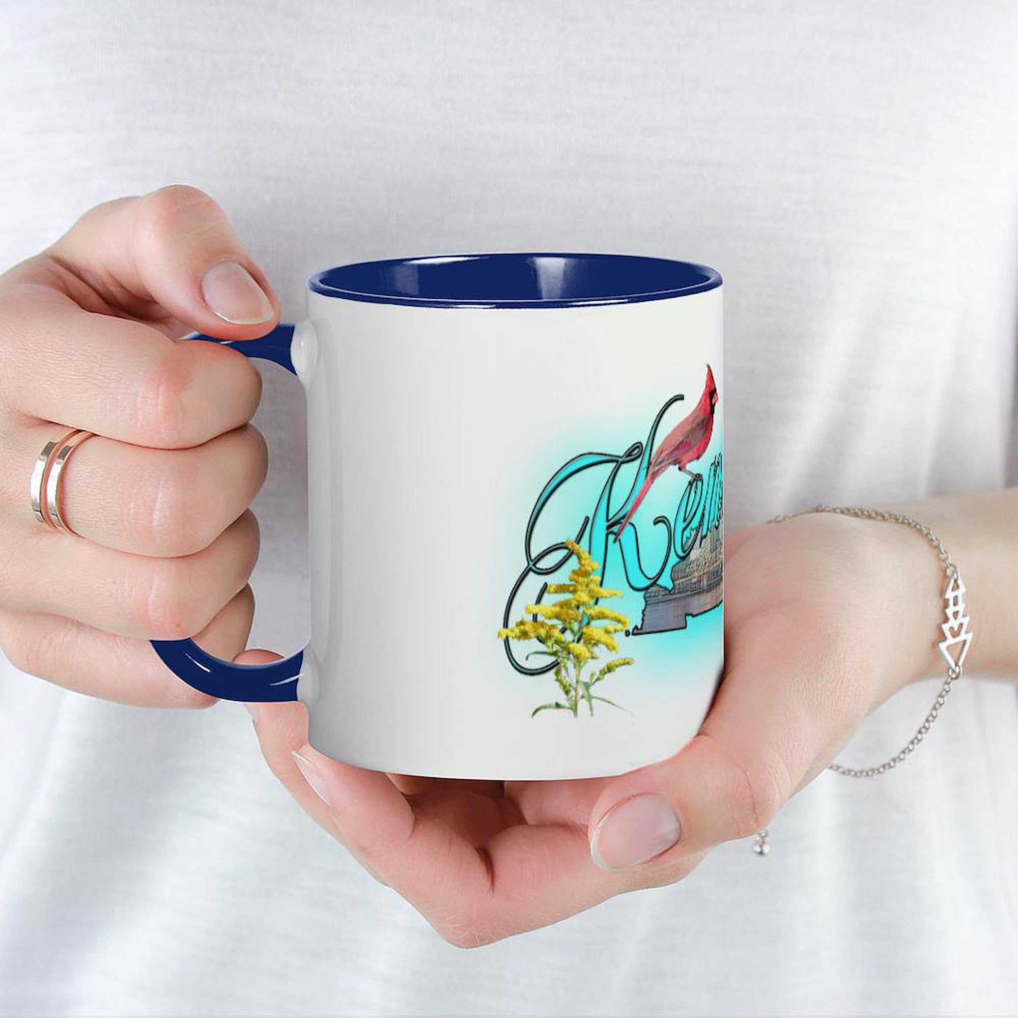 **Kentucky Themed 11 oz (325 ml) Ceramic Coffee Mug - Perfect for Home, Office & Gifts - CafePress**