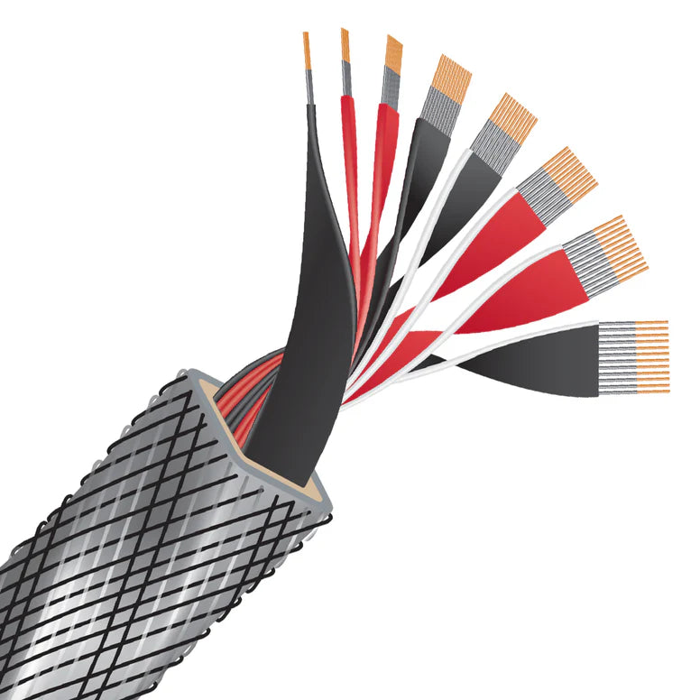 Premium Wireworld Silver Eclipse 10 Speaker Cables - High-Performance Audio Cables for Home Theater & Stereo Systems - Perfect for Audiophiles & Music Enthusiasts