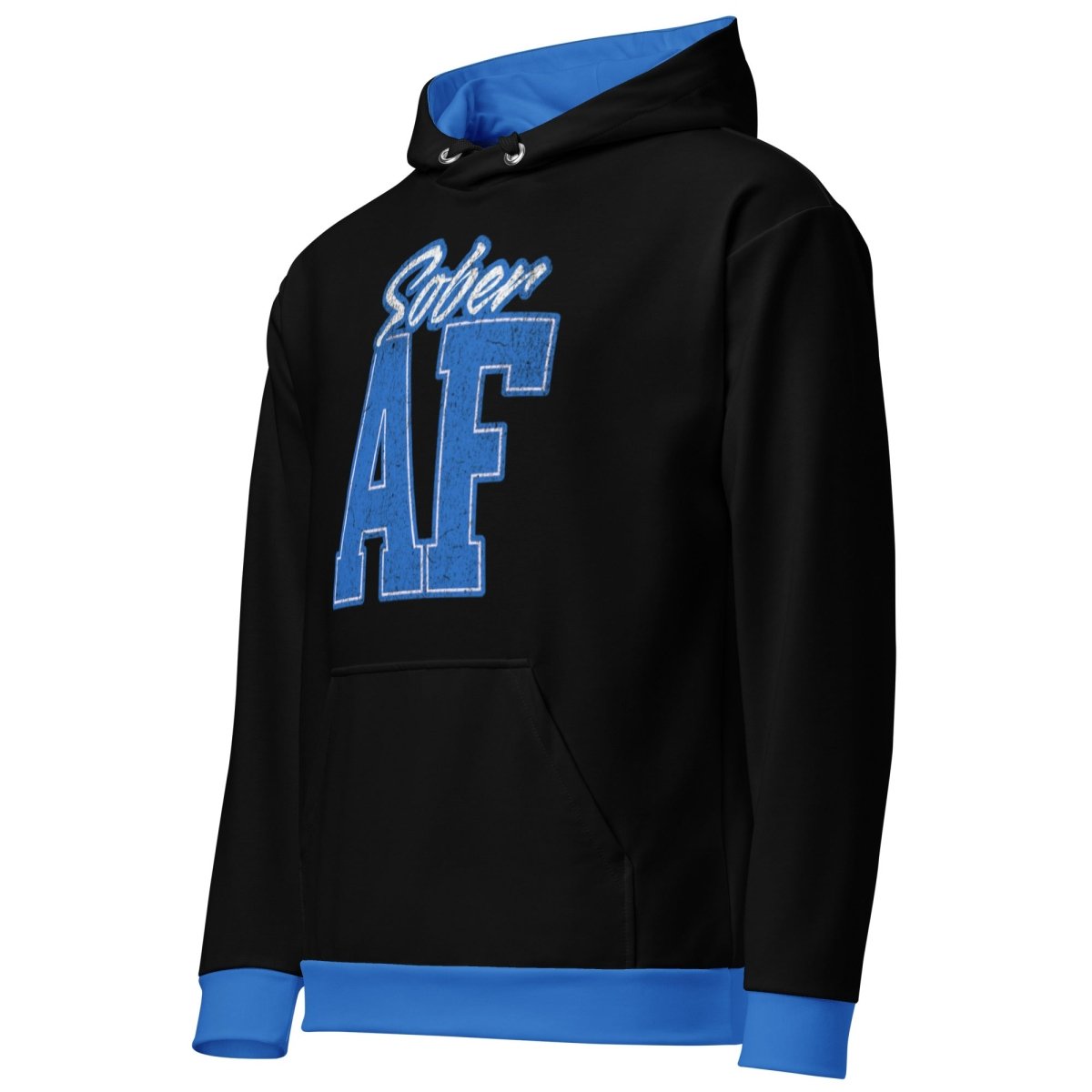 Sober AF Unisex Hoodie - Comfortable & Stylish Pullover for Men & Women - Perfect for Casual Wear, Gym, and Outdoor Activities