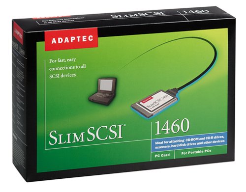 Adaptec SlimSCSI 1460 PCMCIA to Fast SCSI PC Card Kit APA-1460D 1807600 - High-Speed Data Transfer for Laptops & Legacy Devices | Perfect for IT Professionals & Vintage Computer Enthusiasts