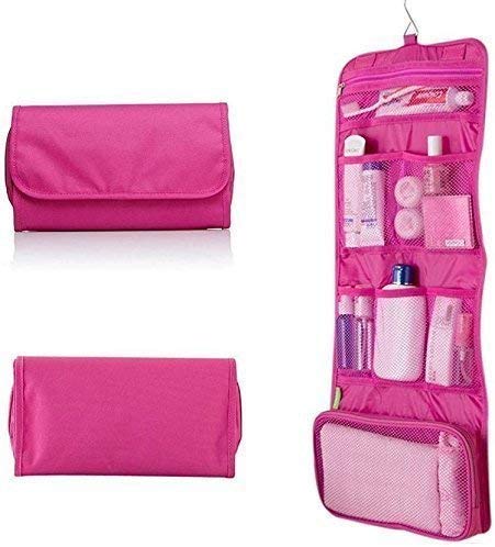 Best Travel Toiletry Bag for Women & Men - Waterproof Hanging Cosmetic Organizer with Hook - Perfect for Camping, Gym, Business Trips & Air Travel
