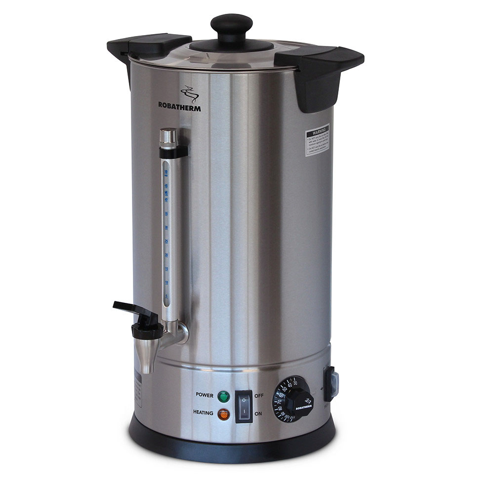 Roband Hot Water Urns - Large Capacity Stainless Steel Electric Tea Kettle for Coffee, Tea & Hot Beverages - Perfect for Parties, Catering & Office Use