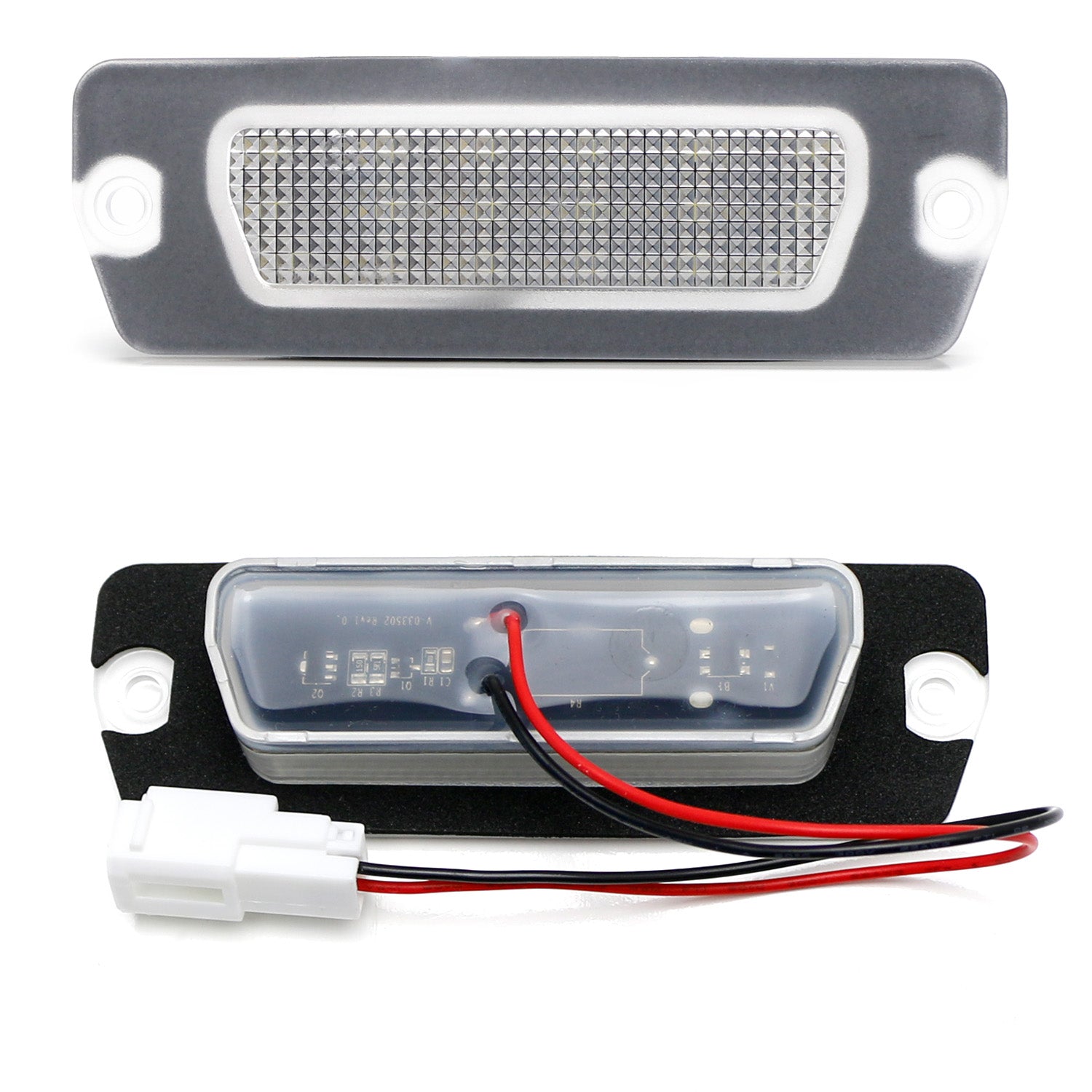 18 SMD LED License Plate Lights for Maserati 4200 GT Coupe/Spyder & GranTurismo - Super Bright White Light, Easy Installation, Waterproof - Perfect for Night Driving & Car Customization