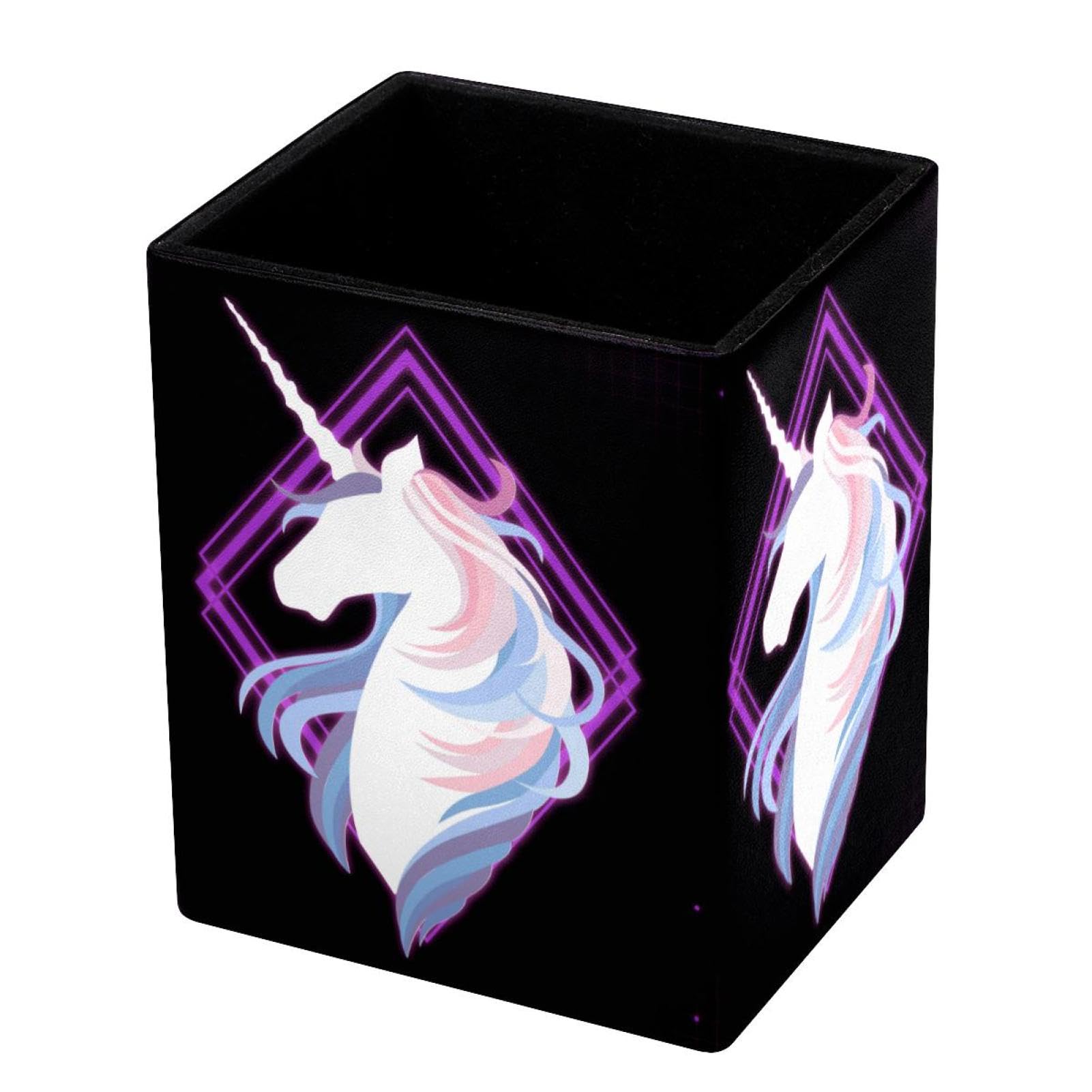 Unicorn Animal Pen Holder for Desk - Pencil Cup, Marker & Makeup Brush Organizer - Stylish Desk Accessories for Home, School & Office Workspaces - Perfect for Study, Work & Crafting