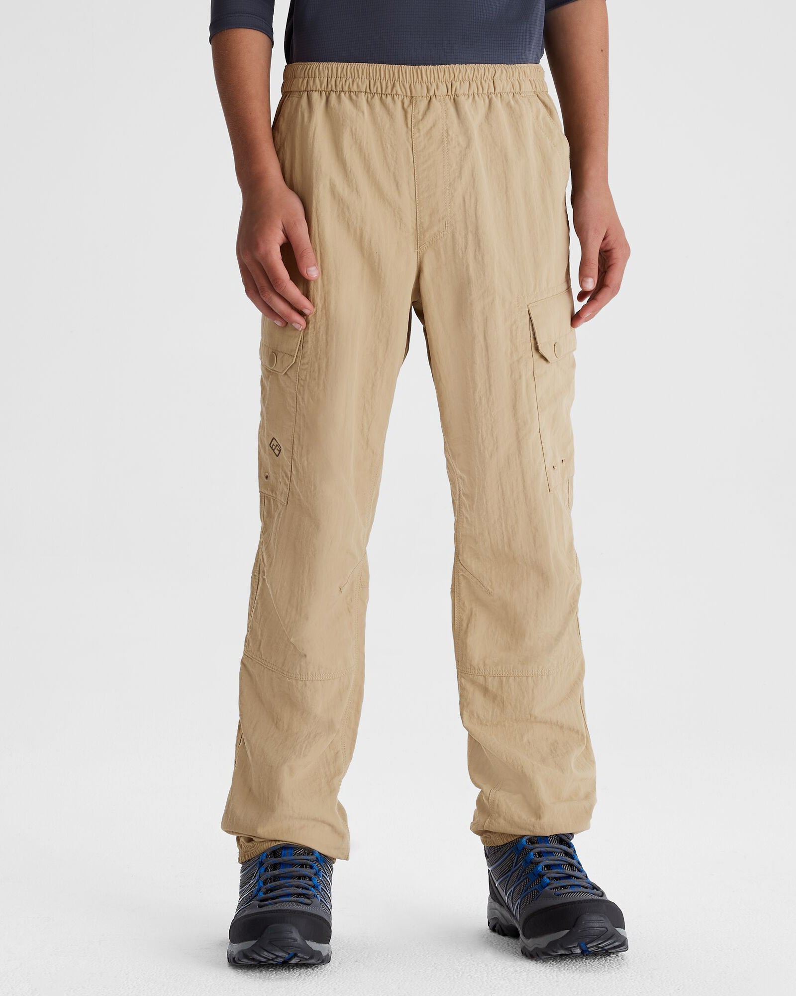 Boys' EVRY Day Cargo Pants - Olive Grey | Durable Kids Outdoor Pants for School, Hiking & Play | Comfortable Stretch Fabric with Multiple Pockets
